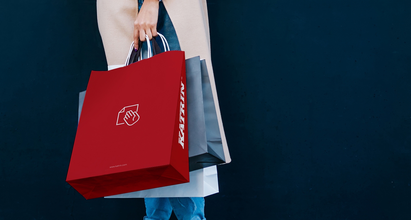 Case Metsä Tissue, Katrin give away papperskasse