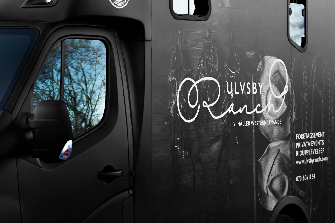 Ulvsby Ranch hästtaxi sidan