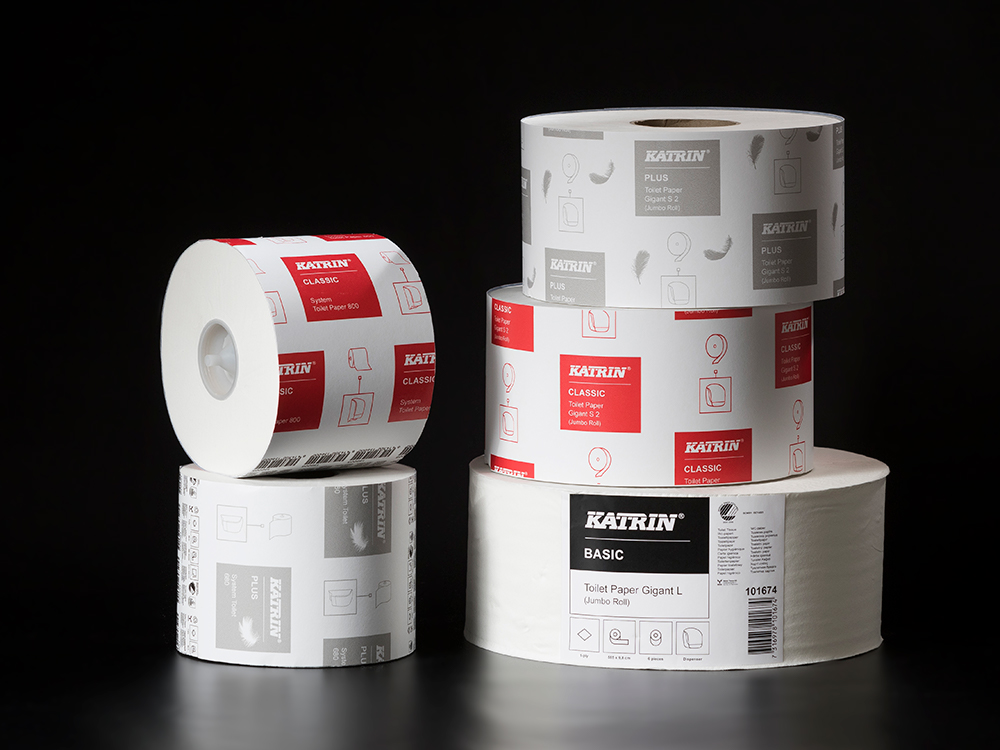 Case foto förpackningsdesign Metsä Tissue, Katrin