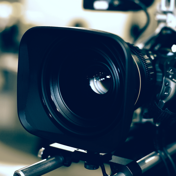 Filmkamera i närbild